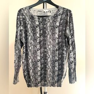 JOIE Snake Print Sweater